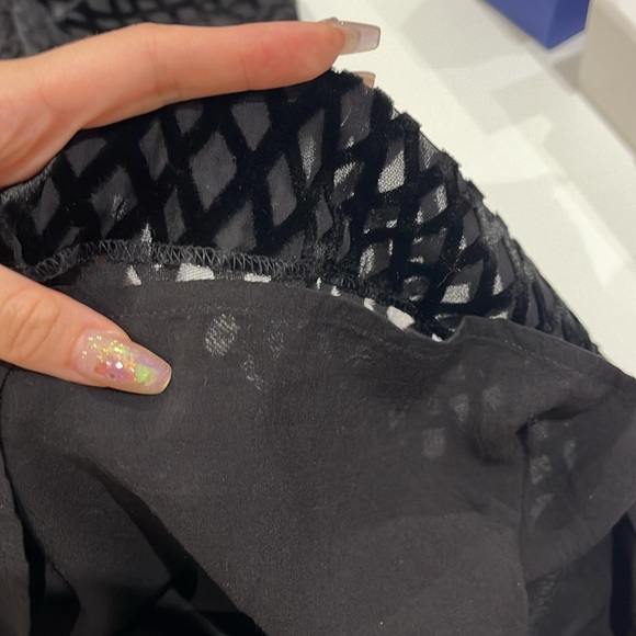 Maje | Dresses | Maje Velvet Pattern Shrt Sleeve Dress Size 1 - Picture 8 of 13